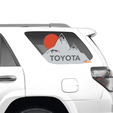 Seitenviertel Fenster Mountains Sonnenuntergang Vinyl Aufkleber Aufkleber -Aufkleber -Kit für Toyota 4Runner
 3