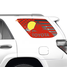 Seitenviertel Fenster Mountains Sonnenuntergang Vinyl Aufkleber Aufkleber -Aufkleber -Kit für Toyota 4Runner
 2