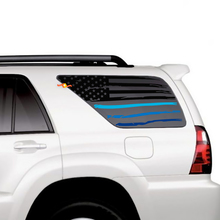 Seitenquartalfenster US -Flagge patriotische Berge Sonnenuntergang Vinyl Aufkleber Aufkleber Aufkleber Kit für Toyota 4Runner
 2