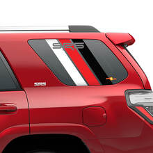 SR5 Seitenquartal Fenster Heritage Stripes Vinyl Aufkleber Aufkleber -Aufkleber -Aufkleber -Kit für Toyota 4Runner
 3