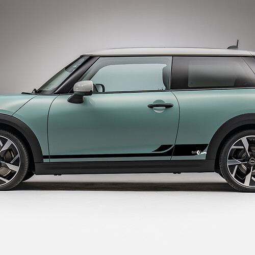 Side Racing l Stripes Grafikabziehal für Mini Cooper S
