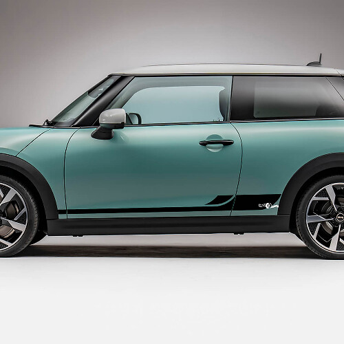 Side Racing l Stripes Grafikabziehal für Mini Cooper S
