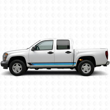 Vintage Band Tür- & Schweller-Vinylstreifen für Chevrolet Colorado 1. Generation 2004-2012_2