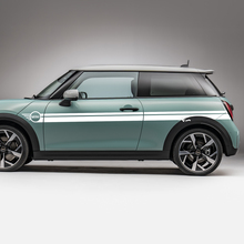 Seitenmini -Türen Rennstreifen Grafik -Aufkleber für Mini Cooper s
 2