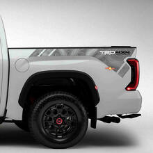 TRD-Style Topografische Karten-Bettseiten-Aufkleber aus Vinyl für Toyota Tundra_2