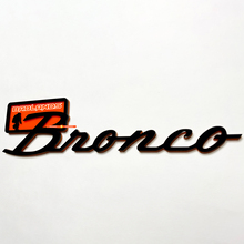 Bronco Black Diamond Fender Abzeichen Heckklappe Emblem 3D Abzeichen Schwarz gegen Orange
 4