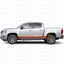 Mountain Range Tür- & Schweller-Vinylstreifen für Chevrolet Colorado 2. Generation 2015-2022_4