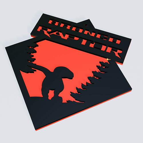 Bronco Raptor Edition Fender Abzeichen Heckklappe Emblem 3D -Abzeichen
 1
