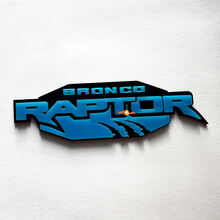 Bronco Raptor Edition Fender Abzeichen Heckklappe Emblem 3D Abzeichen 3
 2