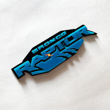 Bronco Raptor Edition Fender Abzeichen Heckklappe Emblem 3D Abzeichen 3
 6