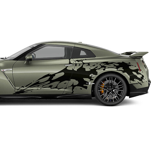 Seiten Blood Graphics Stripes Decal Kit für Nissan GT-R
