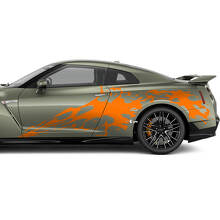 Seiten Blood Graphics Stripes Decal Kit für Nissan GT-R
 3