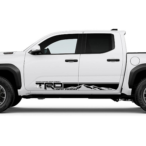 TRD Off Road Mountains Side Rocker Panel Decals Aufkleber für Toyota Tacoma vierte Generation
