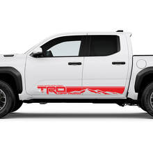 TRD Off Road Mountains Side Rocker Panel Decals Aufkleber für Toyota Tacoma vierte Generation
 3