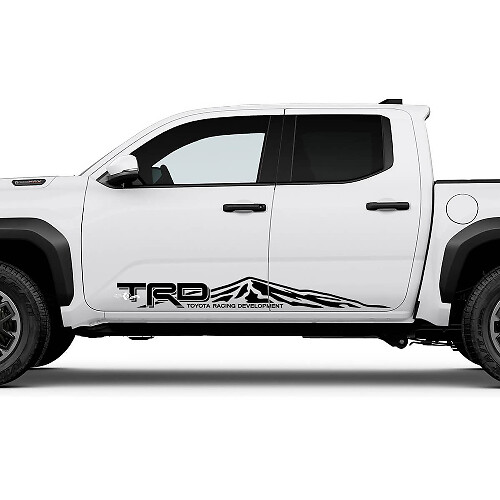 TRD Off Road Mountains Side Rocker Panel Decals Aufkleber für Toyota Tacoma vierte Generation
