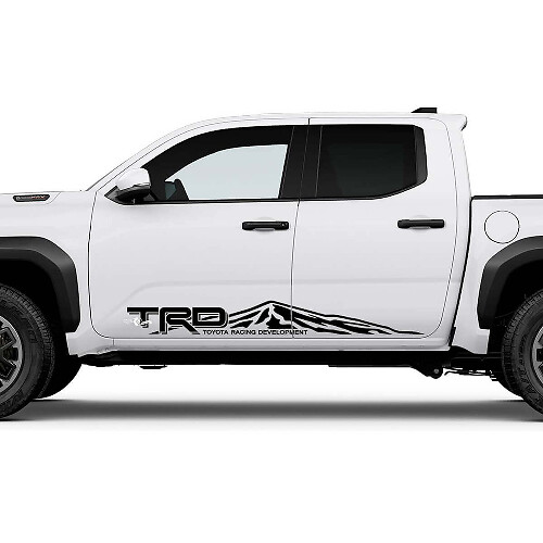 TRD Off Road Mountains Side Rocker Panel Decals Aufkleber für Toyota Tacoma vierte Generation
