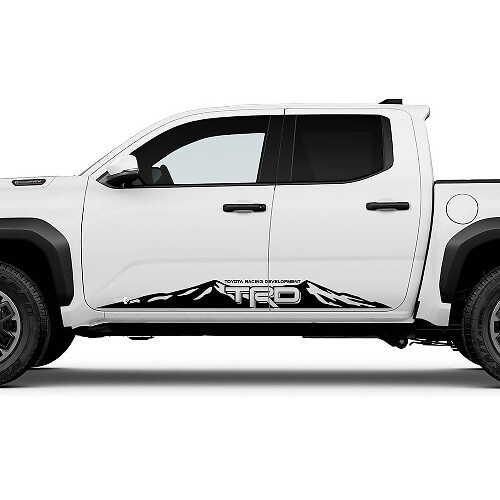 TRD Off Road Mountains Side Rocker Panel Aufkleber für Toyota Tacoma 4. Generation 2

