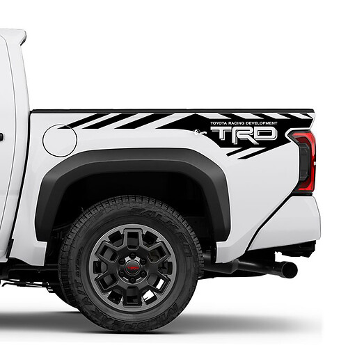 TRD Off Road Mountains Bettlastwagen Aufkleber für Toyota Tacoma 4. Generation
