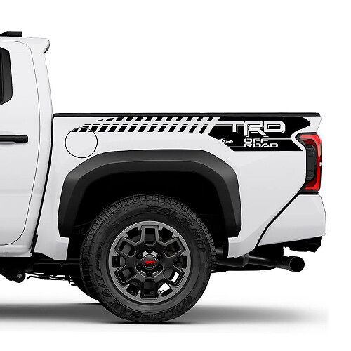 TRD Off-Road Strobe Streifen Seitenwand Vinyl-Aufkleber für Toyota Tacoma