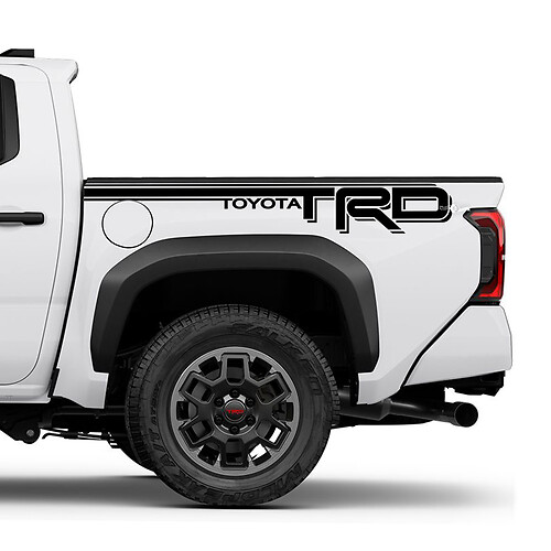 TRD Off Road Nacht LKW -Aufkleber Aufkleber für Toyota Tacoma 4. Generation Gen genommen
