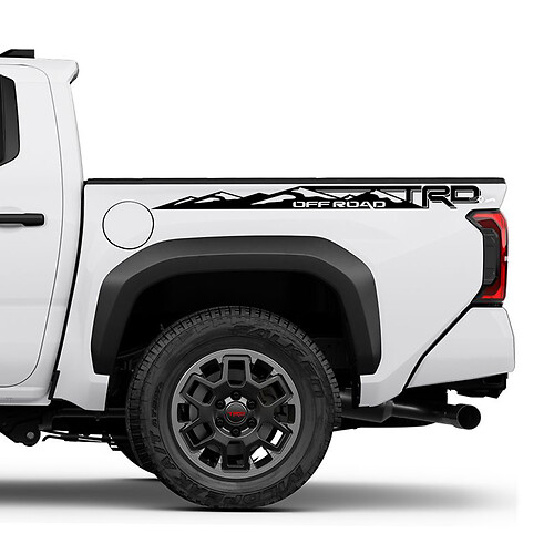 Berge TRD Off Road Nacht LKW -Aufkleber Aufkleber für Toyota Tacoma 4. Generation
