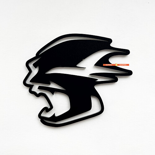 Banshee Custom 3D Badge Fender Abzeichen Heckklappe Emblem Front Kühlergrill Abzeichen Dodge Ladegerät Daytona SRT 2
 1