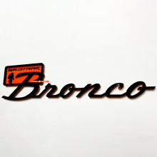 Bronco Wildtrak Fender Abzeichen Heckklappe Emblem 3D Abzeichen Schwarz gegen Orange
 5