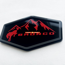 Bronco Mountains Edition Fender Abzeichen Heckklappe Emblem 3D -Abzeichen
 3