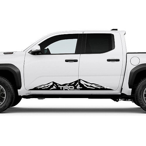 TRD Off Road Side Mountains Rocker Panel Decals Aufkleber für Toyota Tacoma 2
 1