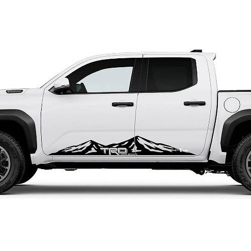 TRD Off Road Side Mountains Rocker Panel Decals Aufkleber für Toyota Tacoma 2
