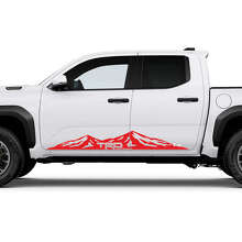 TRD Off Road Seitenverkleidungs-Aufkleber für Felsen 2 Stück für Toyota Tacoma 3