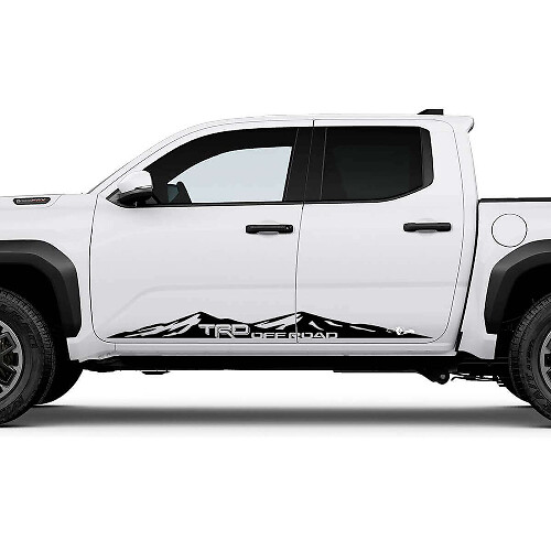 TRD Offroad Seitenverkleidungs-Aufkleber 4 Stück für Toyota Tacoma