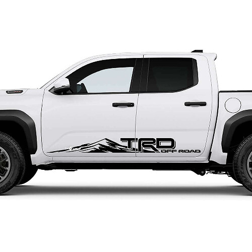 TRD Off Road Seitliche Mountain Rocker Panel Aufkleber 3 für Toyota Tacoma