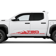 TRD Off Road Side Mountains Rocker Panel Decals Aufkleber für Toyota Tacoma 4
 3