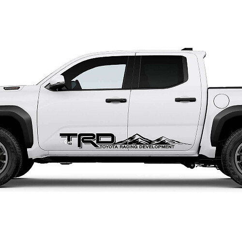 Beschriftung TRD Off Road Berg-Seitenflächen Rocker-Panel-Aufkleber für Toyota Tacoma