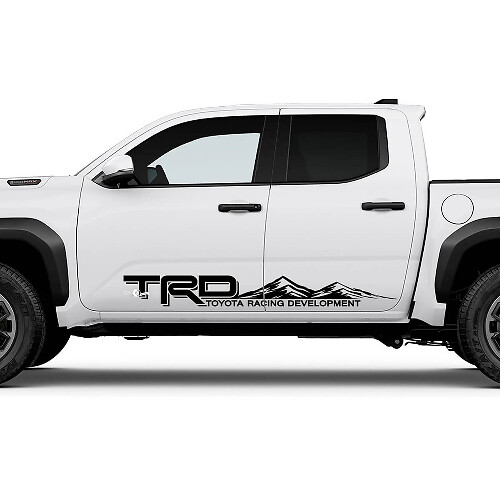 TRD Off Road Side Mountains Rocker Panel Decals Aufkleber für Toyota Tacoma 5
