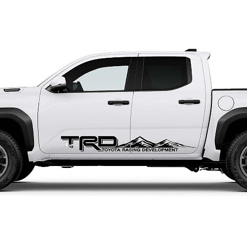 TRD Off Road Side Mountains Rocker Panel Decals Aufkleber für Toyota Tacoma 5
