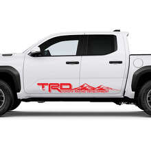 Beschriftung TRD Off Road Berg-Seitenflächen Rocker-Panel-Aufkleber für Toyota Tacoma 3