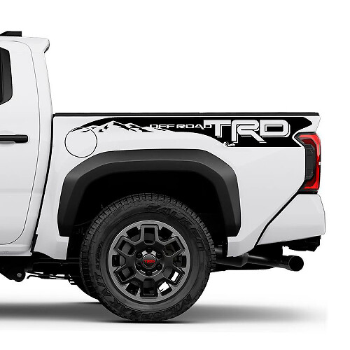 TRD Offroad Mountains Seitenbettruck-Streifenaufkleber für Toyota Tacoma
