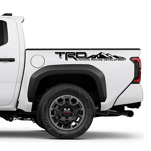 BergbettlKW -Aufkleber Aufkleber für Toyota Tacoma 4. Generation Generation
