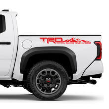 TRD Off Road Mountains Bettseite LKW Aufkleber für Toyota Tacoma
 3