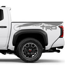 TRD Offroad Mountains Bettseiten LKW Aufkleber 2 für Toyota Tacoma 2