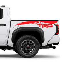 TRD Offroad Mountains Bettseiten LKW Aufkleber 2 für Toyota Tacoma 3