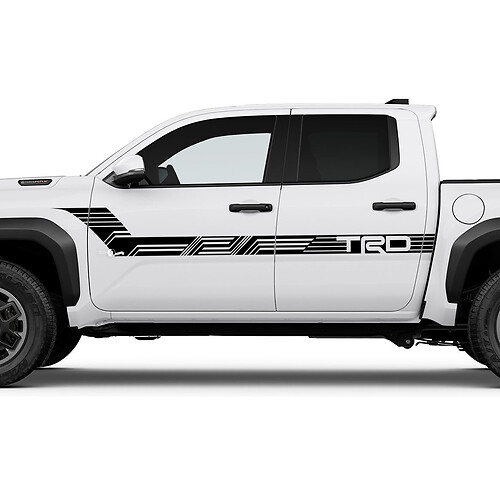 TRD -Off -Straßentüren -Seiten -LKW -Abziehbilder Aufkleber für Toyota Tacoma 4. Generation

