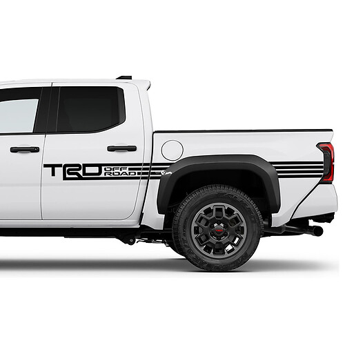 TRD -Off -Straßentüren -Seite US -amerikanische LKW -Aufkleber Aufkleber für Toyota Tacoma 4. Generation
