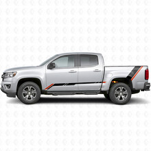 Rising Accent Tür- & Seitenbettt-Streifen aus Vinyl für Chevrolet Colorado 2. Generation 2015-2022_2