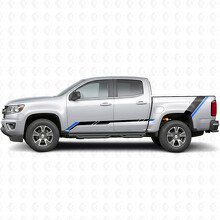 Rising Accent Tür- & Seitenbettt-Streifen aus Vinyl für Chevrolet Colorado 2. Generation 2015-2022_3