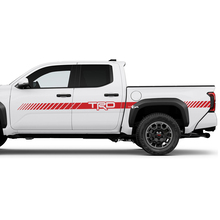 TRD -Off -Straßentüren Seiten am Nachtbett Rennstreifen -LKW -Aufkleber für Toyota Tacoma 4. Generation
 3