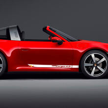Seitenstreifen-Kit für Türen 911 Targa 4S Aufkleber für Porsche 911 Targa 4S
 2