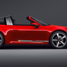 Seite 911 Targa 4s Doors Stripes Kit Aufkleber für Porsche 911 Targa 4s
 3